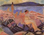 Edvard Munch Summer oil painting